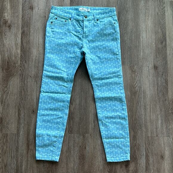 Vineyard Vines Mid Rise Skinny Anchor Jeans Size 6 - Picture 2 of 5